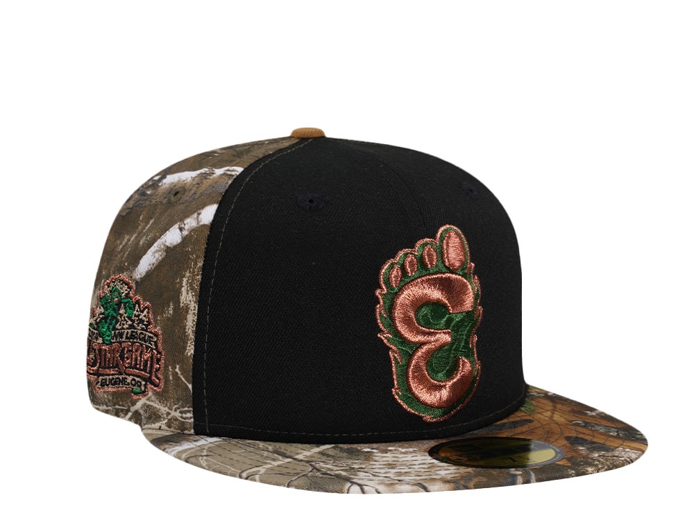 New Era Eugene Emeralds All Star Game 2014 Real Tree Outdoor Two Tone Edition 59Fifty Fitted Gorra