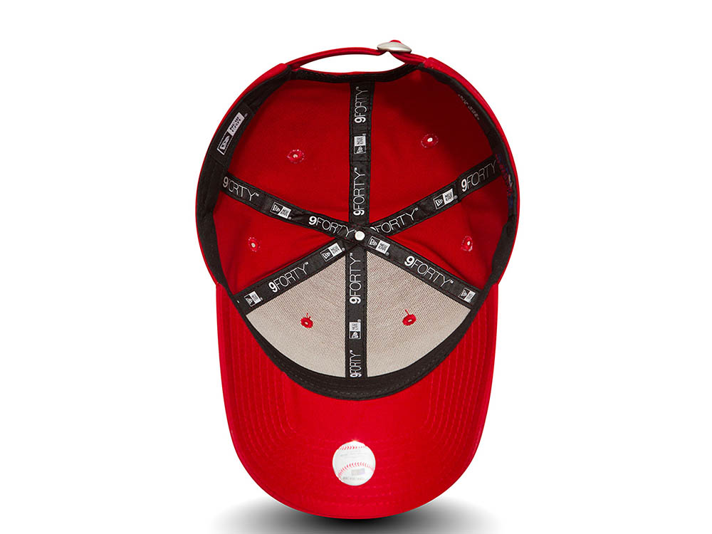 New Era League Basic New York Yankees Red 9Forty Strapback Gorra