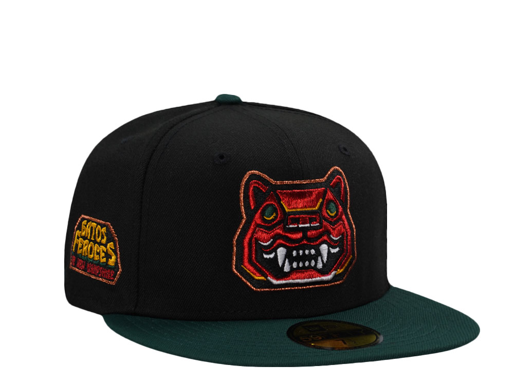 New Era New Hampshire Fisher Cats Gatos Feroces Black Two Tone Edition 59Fifty Fitted Gorra