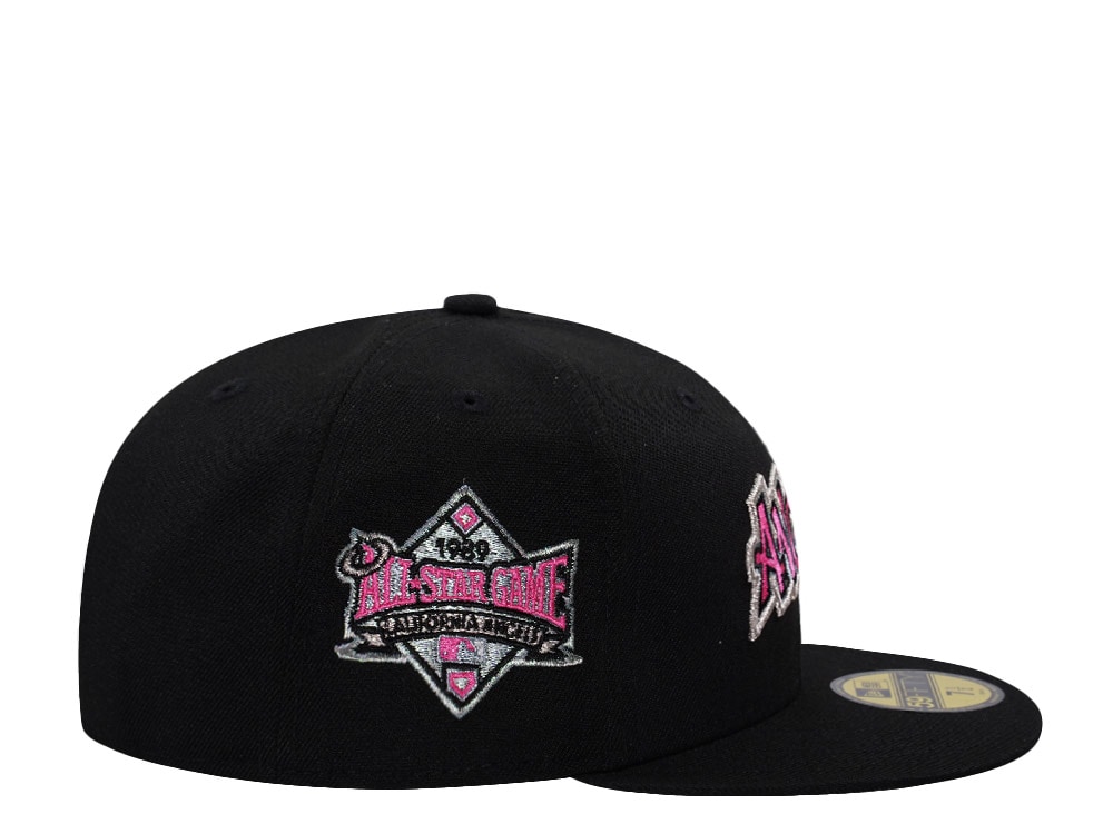 New Era Anaheim Angels All Star Game 1989 Black Prime Edition 59Fifty Fitted Gorra