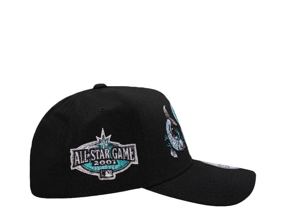 New Era Seattle Mariners All Star Game 2001 Koi Black Prime Edition 9Forty A Frame Snapback Gorra
