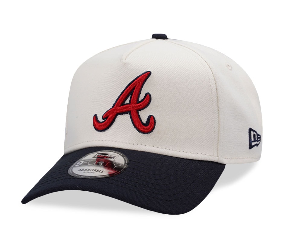 New Era Atlanta Braves Chrome Two Tone Edition 9Forty A Frame Snapback Gorra
