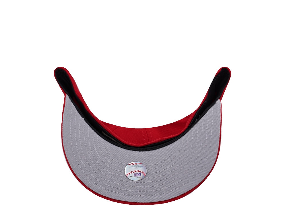 New Era Anaheim Angels All Star Game 2010 Scarlet Red Prime Edition 59Fifty Pre Curved Fitted Gorra