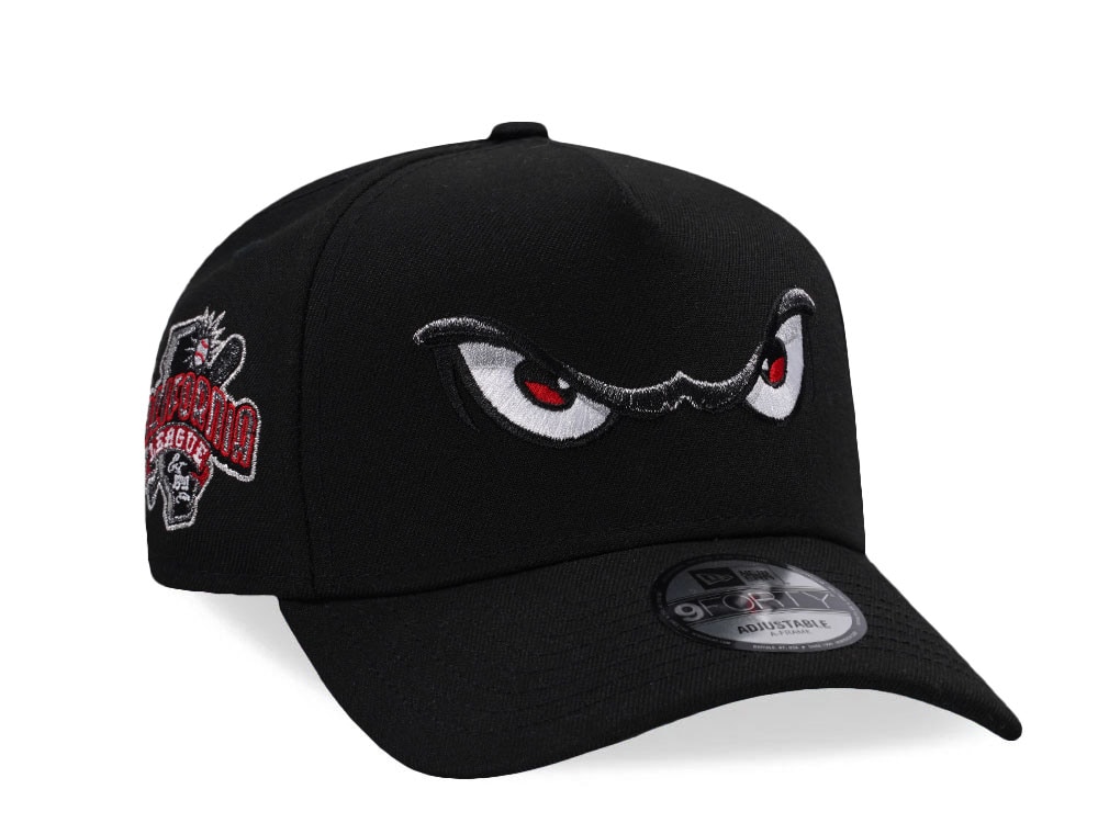 New Era Lake Elsinore Storm California League Black Prime Edition 9Forty A Frame Snapback Gorra