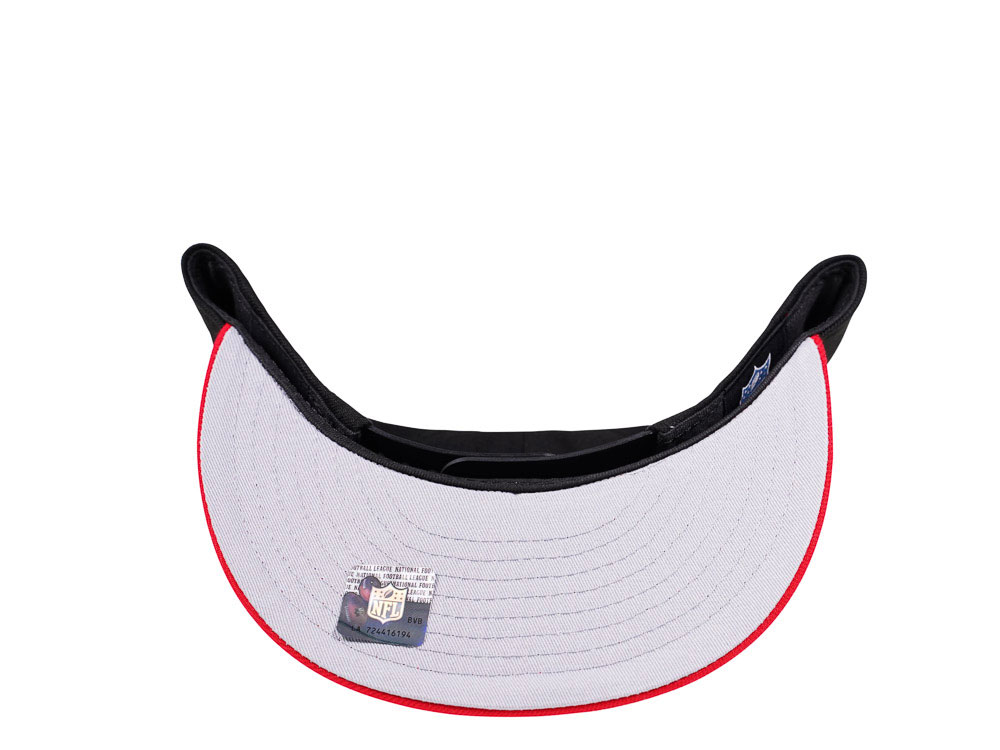New Era New England Patriots Black and Red Edition 9Fifty Snapback Gorra