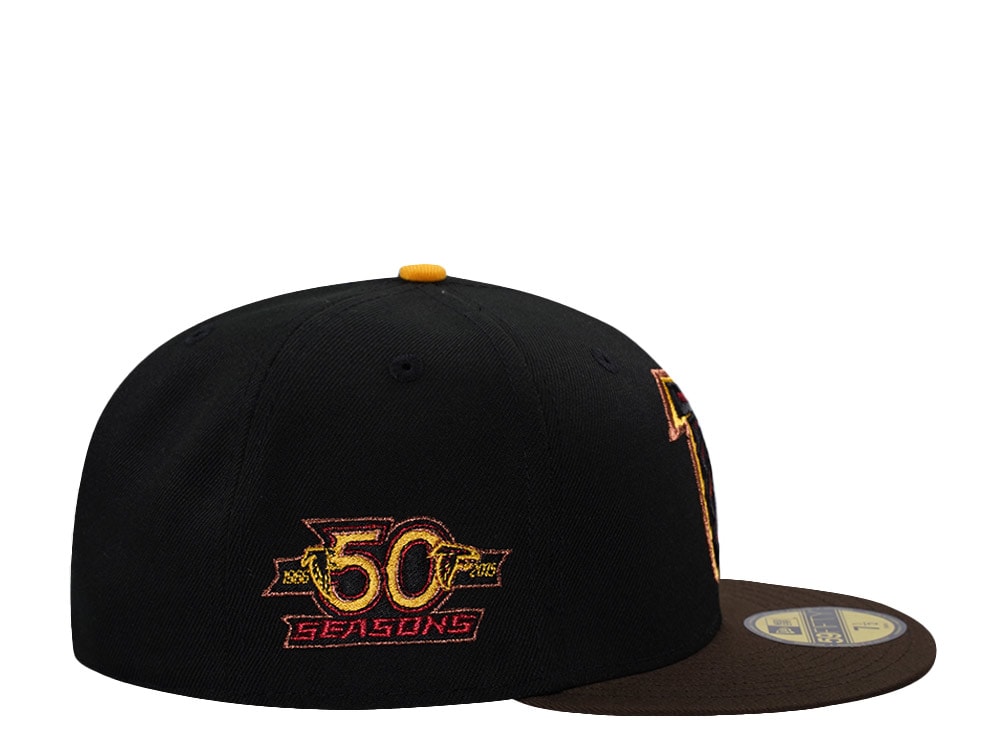 New Era Atlanta Falcons 50th Anniversary Black Two Tone Edition 59Fifty Fitted Gorra