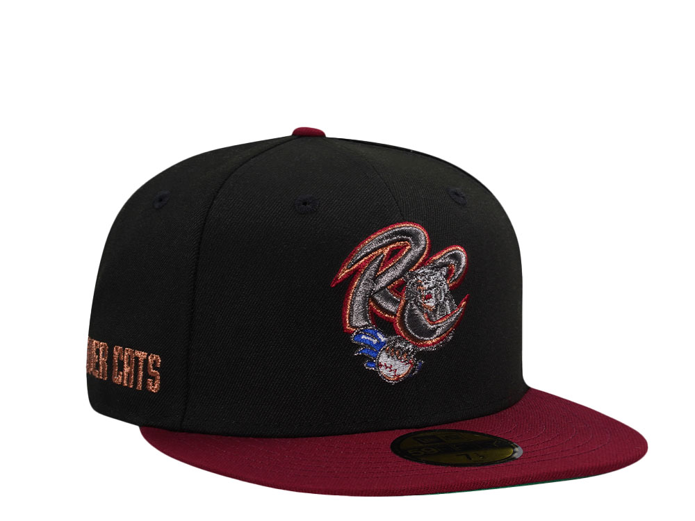 New Era Sacramento Rivercats Metallic Edition Black 59Fifty Fitted Gorra