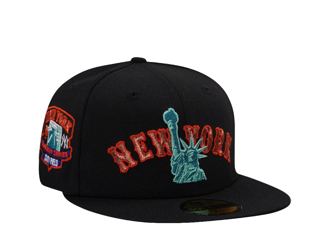 New Era New York Mets Subway Series Statue Black Prime Edition 59Fifty Fitted Gorra