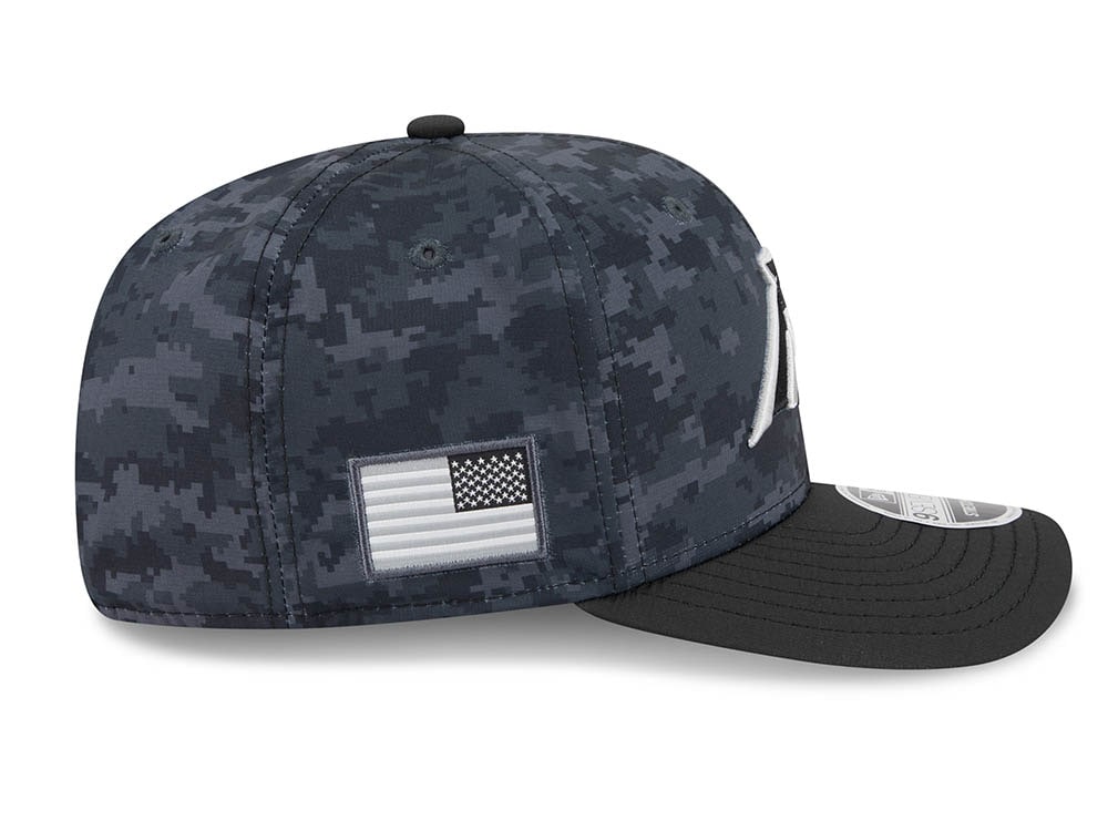 New Era Carolina Panthers NFL Salute to Service 2026 Digi Camo Black 9Seventy Stretch Snapback Gorra