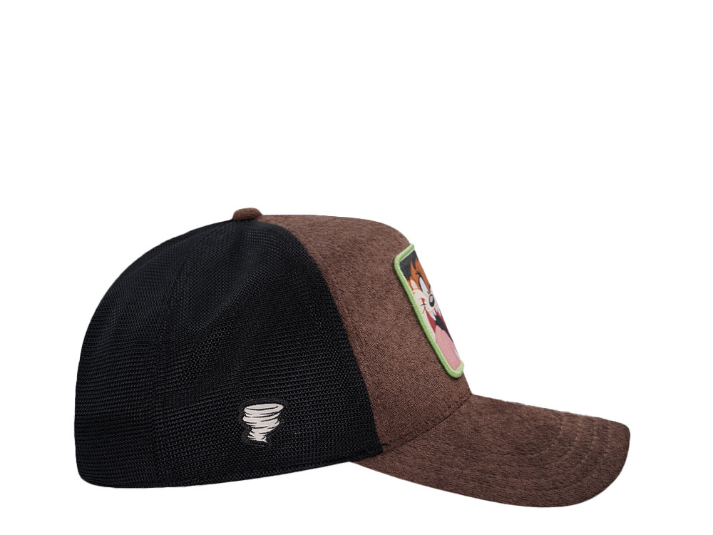 Capslab Looney Tunes Taz Black Trucker Snapback Gorra