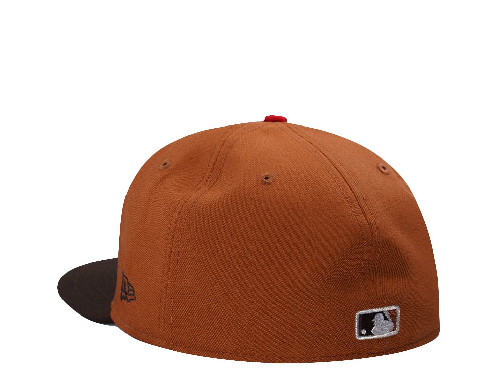New Era Los Angeles Dodgers World Series 2025 Brown Two Tone Edition 59Fifty Fitted Gorra
