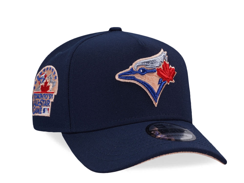 New Era Toronto Blue Jays All Star Game 1991 Navy Prime Edition 9Forty A Frame Snapback Gorra