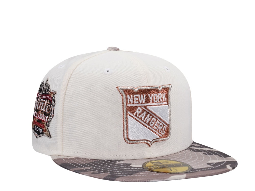 New Era New York Rangers Winter Classic 2018 Chrome Camo Edition 59Fifty Fitted Gorra