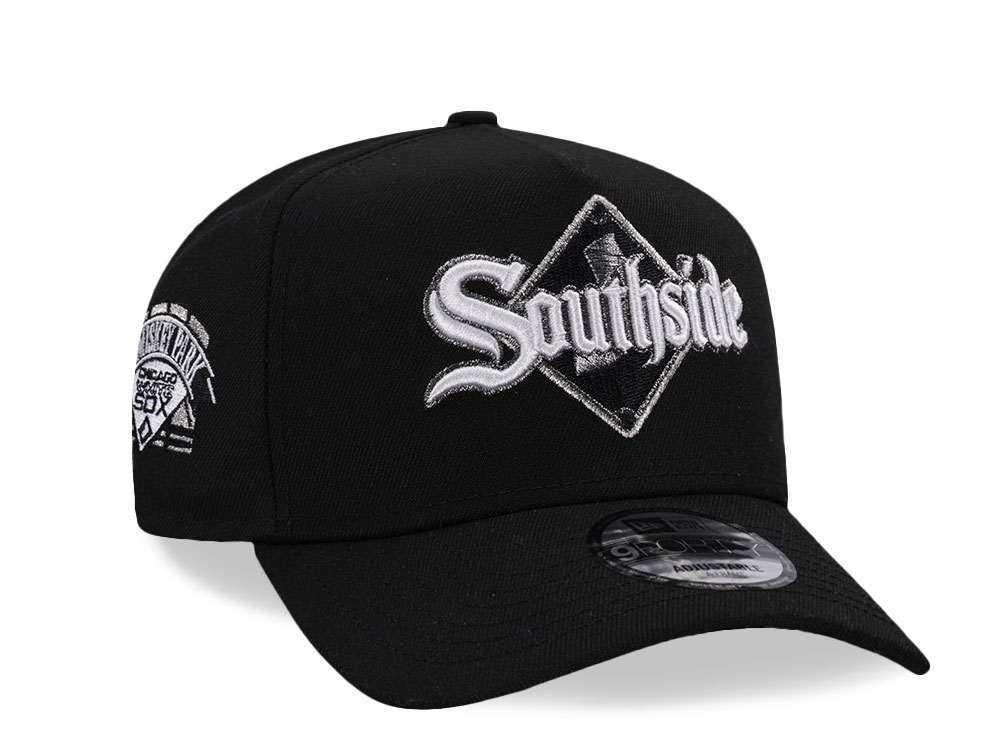 New Era Chicago White Sox Southside Black Edition 9Forty A Frame Snapback Gorra