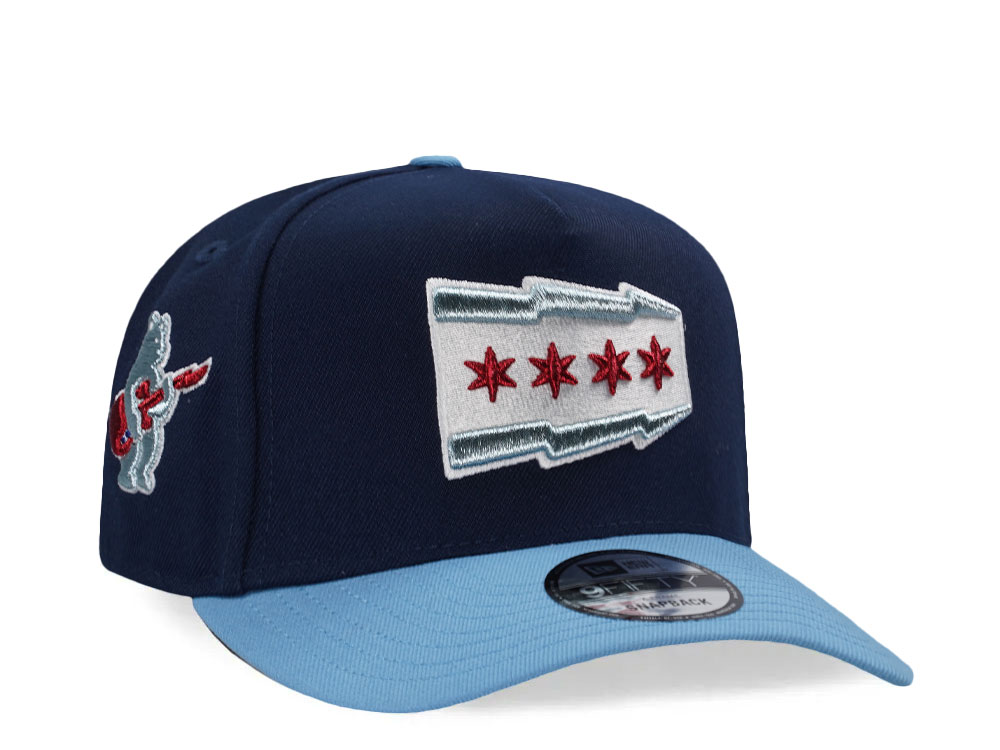 New Era Chicago Cubs Ocean Two Tone Edition 9Fifty A Frame Snapback Gorra