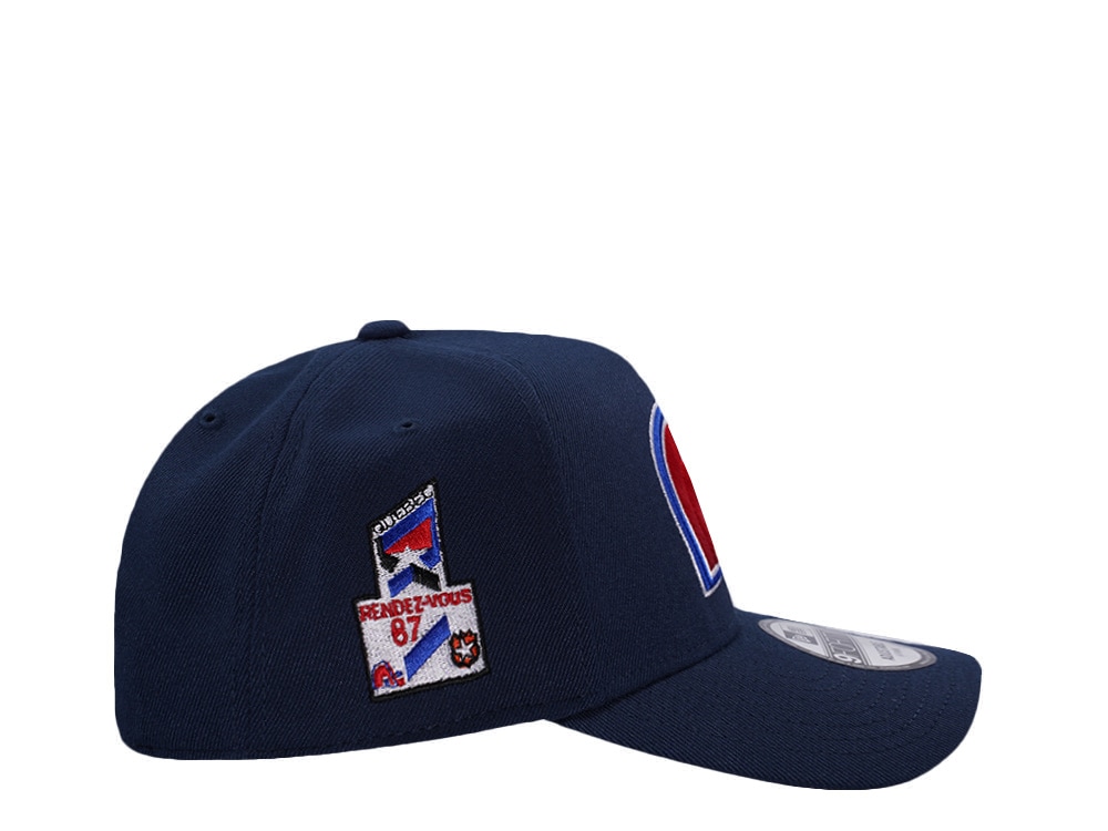 New Era Quebec Nordiques All Star Game 1987 Ocean Blue Prime Edition 9Forty A Frame Snapback Gorra