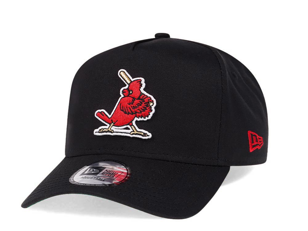 New Era St. Louis Cardinals Black and Red Edition 9Forty A Frame Snapback Gorra