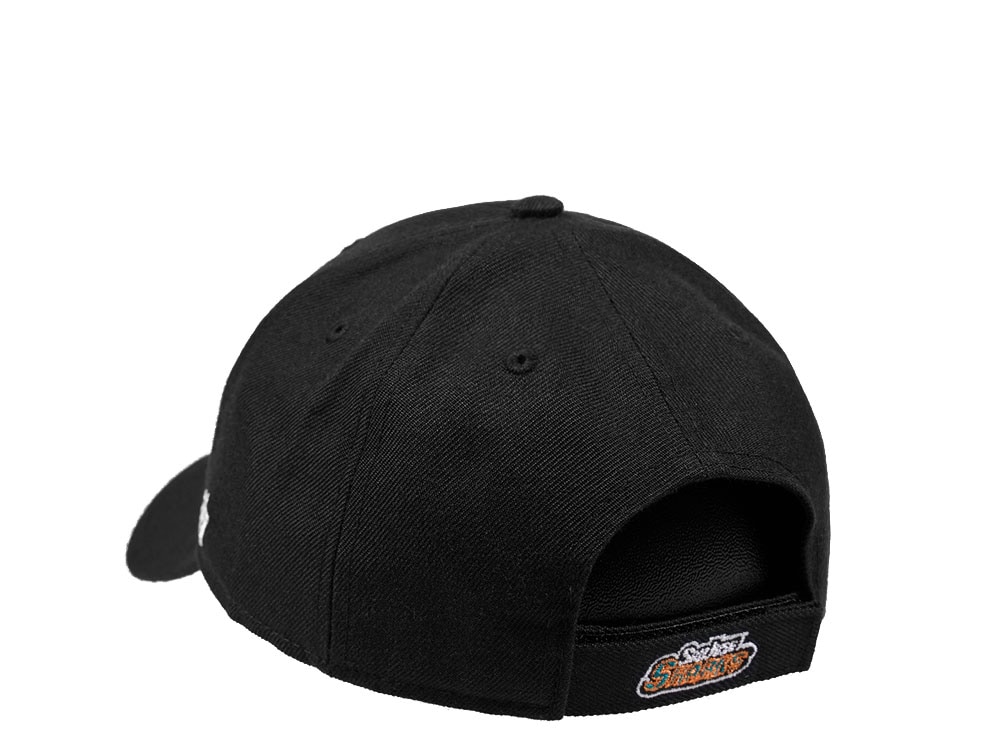 47Brand San Jose Sharks Secondary Logo Black Strapback Gorra