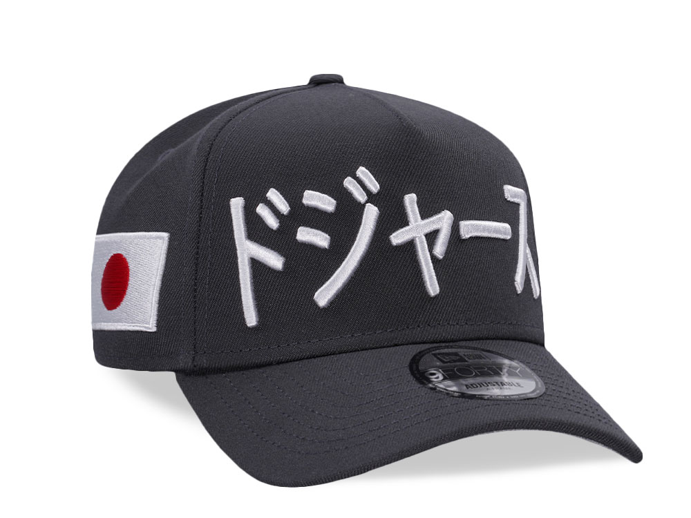 New Era Los Angeles Dodgers Graphite Japan Prime Edition 9Forty A Frame Snapback Gorra