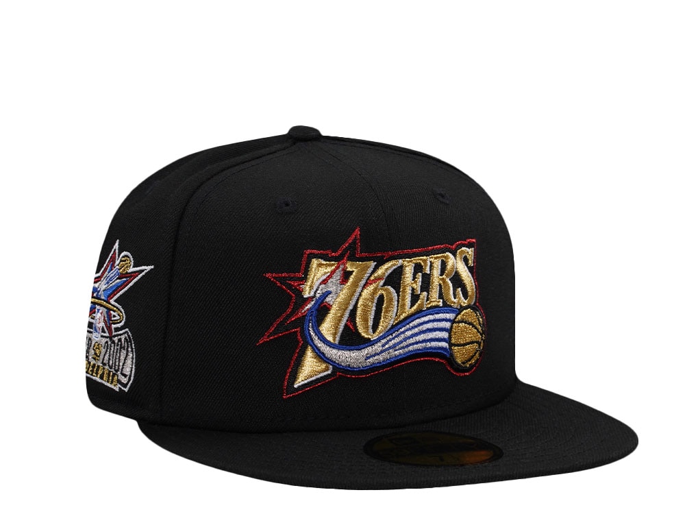 New Era Philadelphia 76ers All Star Game 2002 Black Prime Edition 59Fifty Fitted Gorra