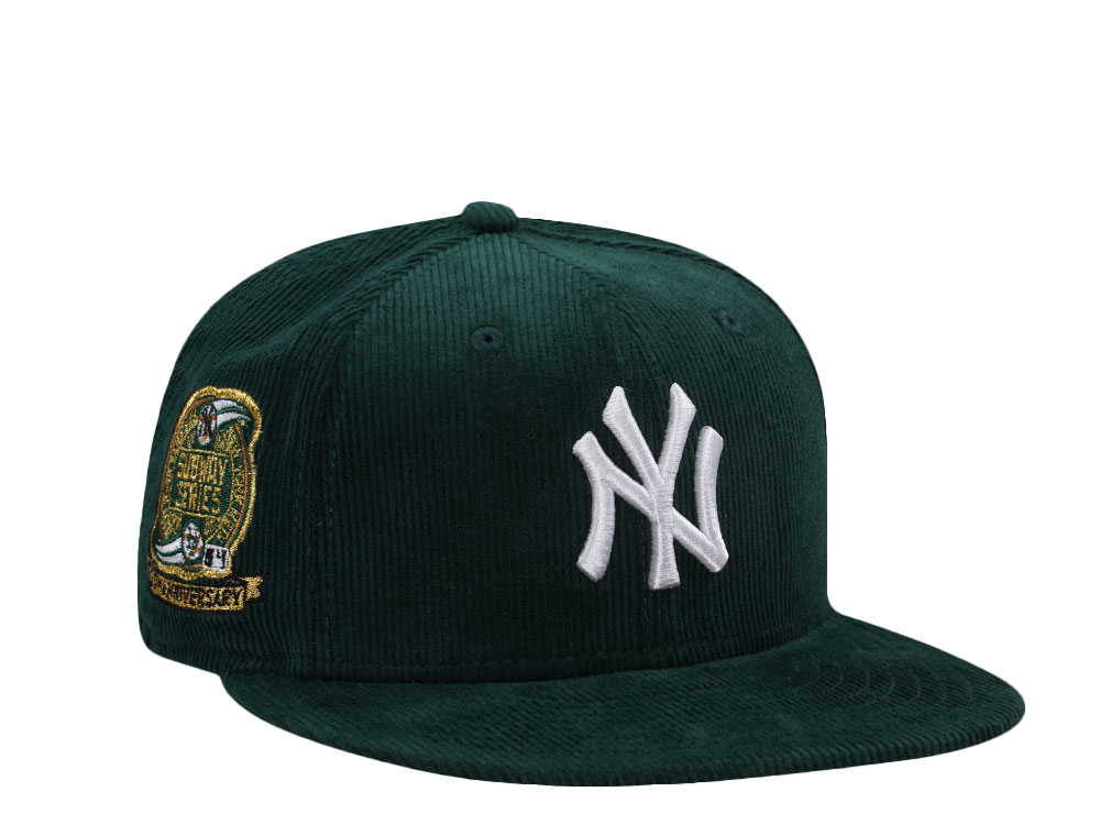 New Era New York Yankees Corduroy Subway Series 2000 Green Corduroy Prime Edition 59Fifty Fitted Gorra