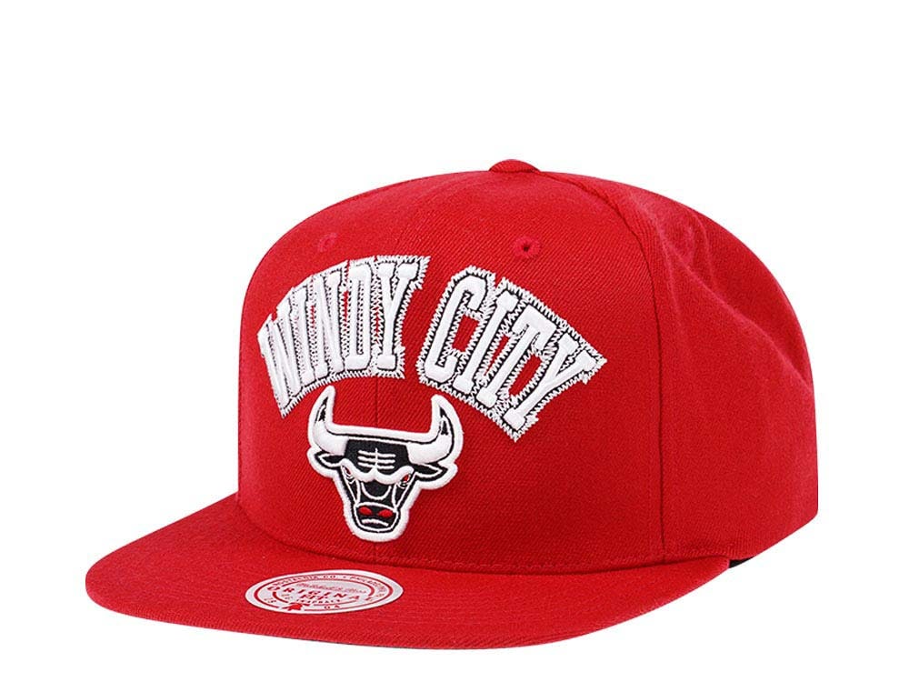 Mitchell & Ness Chicago Bulls HWC Zig Zag Satin Undervisor Snapback Gorra