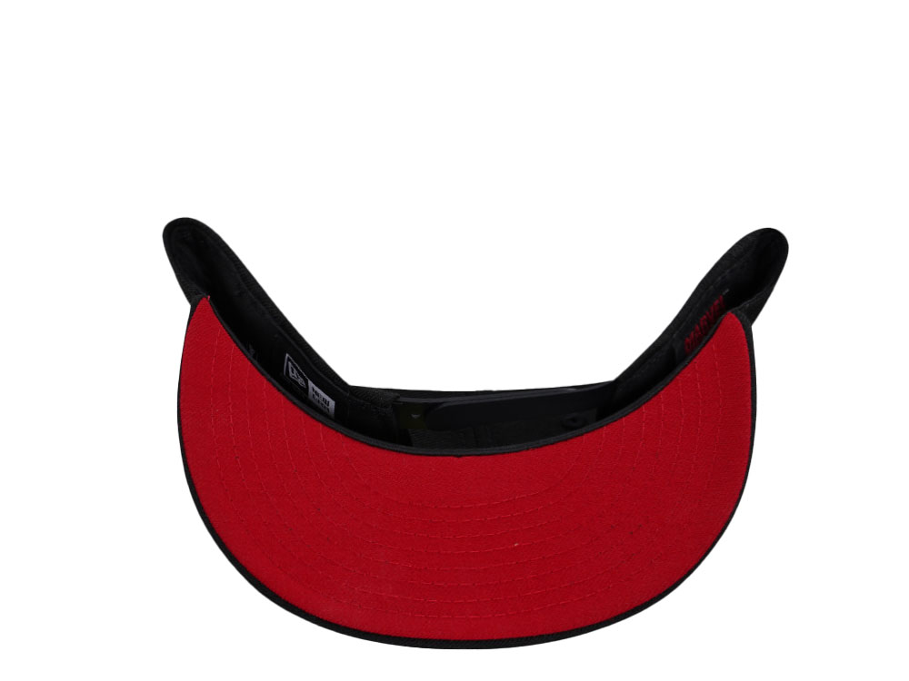 New Era Hydra Black and Red Edition 9Fifty Snapback Gorra