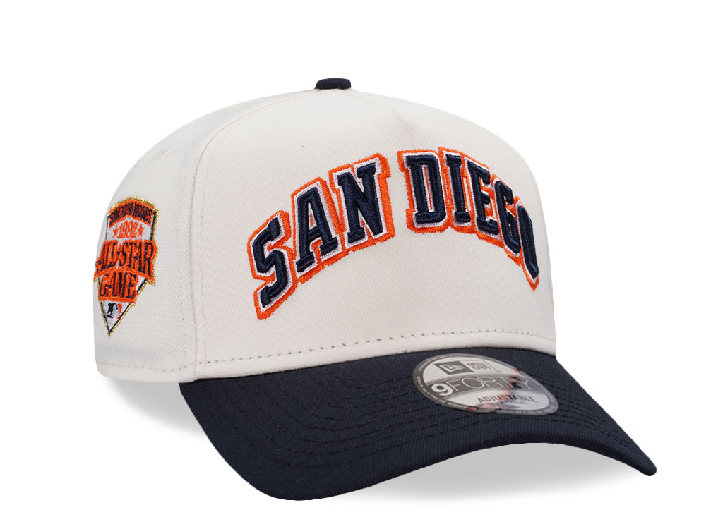 New Era San Diego Padres All Star Game 1992 Chrome Two Tone Edition 9Forty A Frame Snapback Gorra