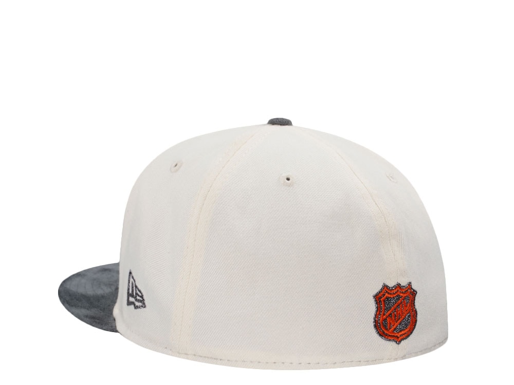 New Era Anaheim Ducks 10th Anniversary Chrome Two Tone Edition 59Fifty Fitted Gorra