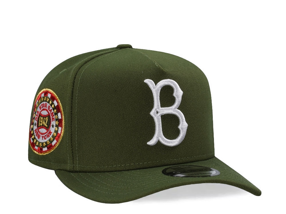New Era Boston Red Sox All Star Game 1942 Rifle Green Edition 9Fifty A Frame Snapback Gorra