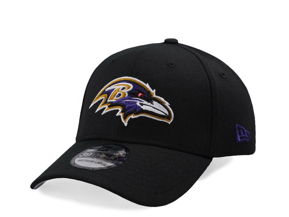 New Era Baltimore Ravens Black Classic Edition 39Thirty Stretch Fit Gorra