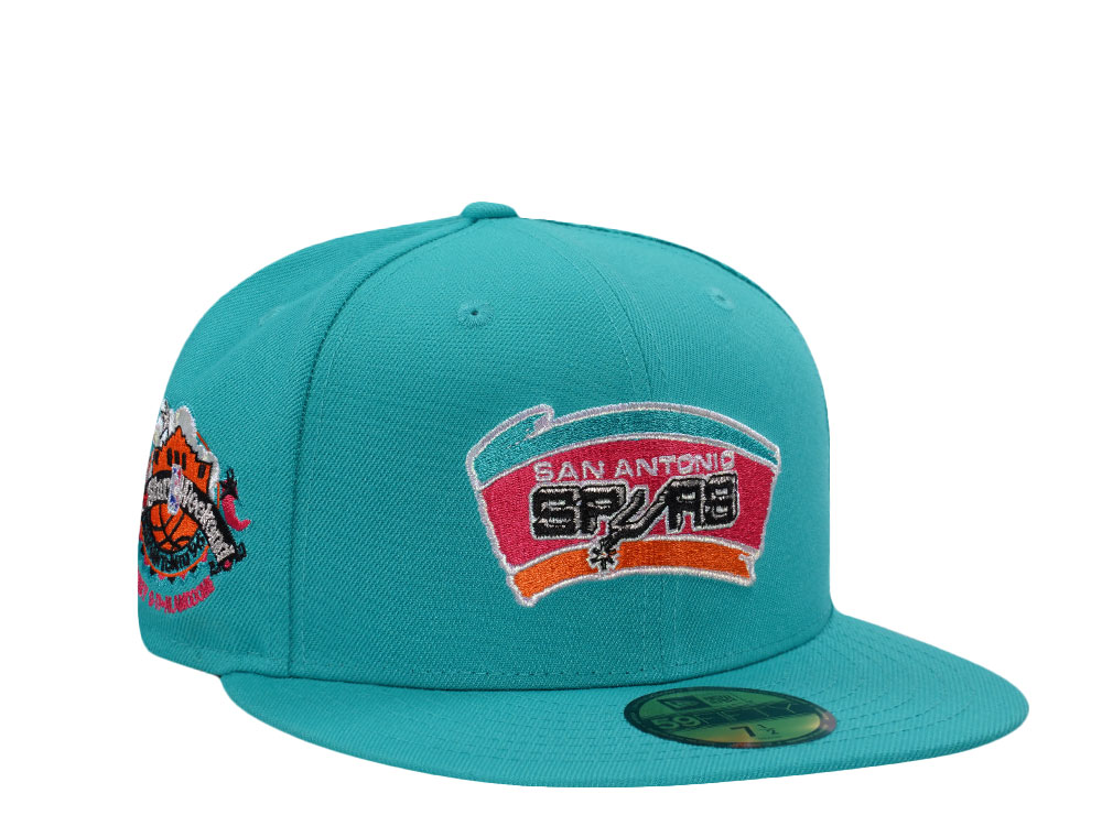 New Era San Antonio Spurs All Star Weekend Teal Prime Edition 59Fifty Fitted Gorra