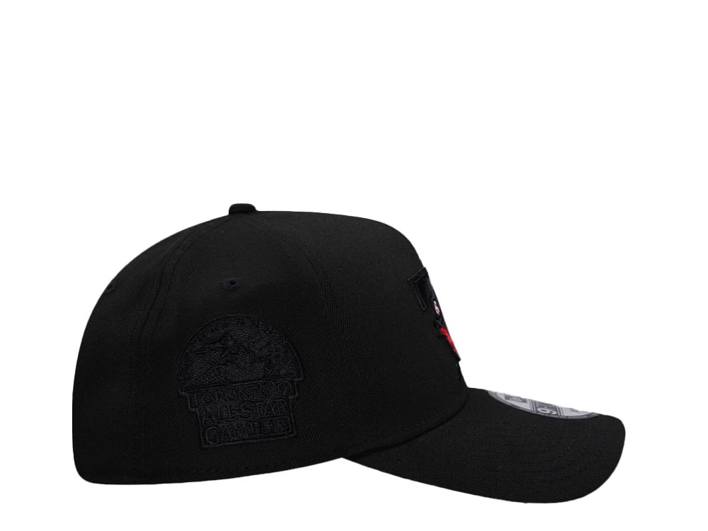 New Era Toronto Blue Jays All Star 1991 Black Out Red Edition 9Forty A Frame Snapback Gorra