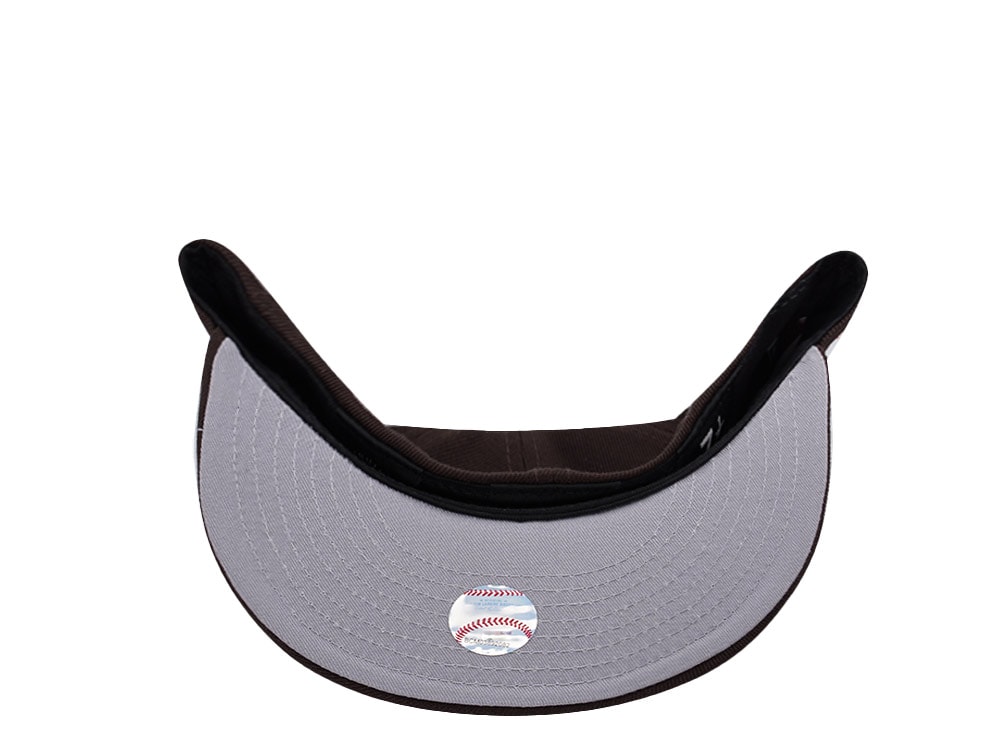 New Era Los Angeles Dodgers Back to Back Champions Burnt Wood Prime Edition 59Fifty Fitted Gorra