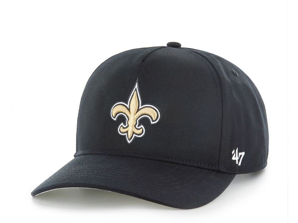 47Brand New Orleans Saints Black Classic Edition Hitch Snapback Gorra