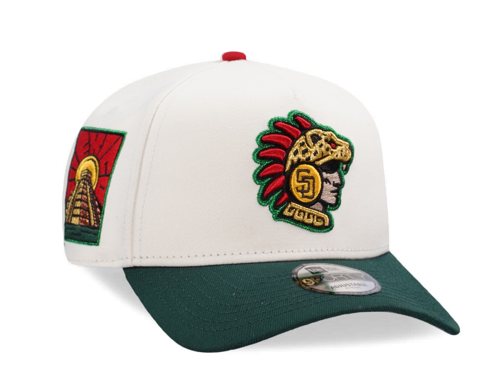 New Era San Diego Padres Warrior Chrome Two Tone Edition 9Forty A Frame Snapback Gorra