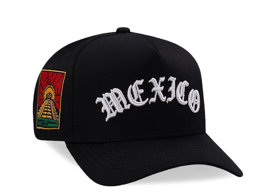 Parallel Union Mexico Script Temple Black Prime Edition Snapback Gorra