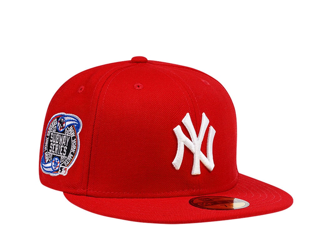 New Era New York Yankees Subway Series 2000 Red and Pink Edition 59Fifty Fitted Gorra