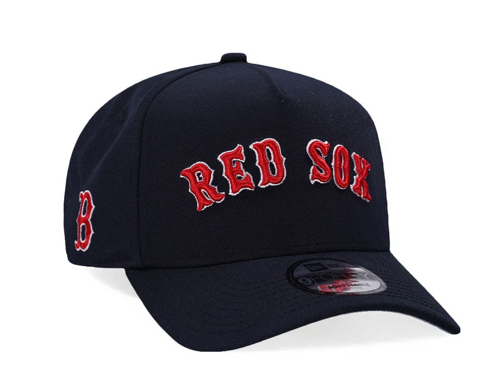 New Era Boston Red Sox Navy Classic Edition 9Forty A Frame Snapback Gorra