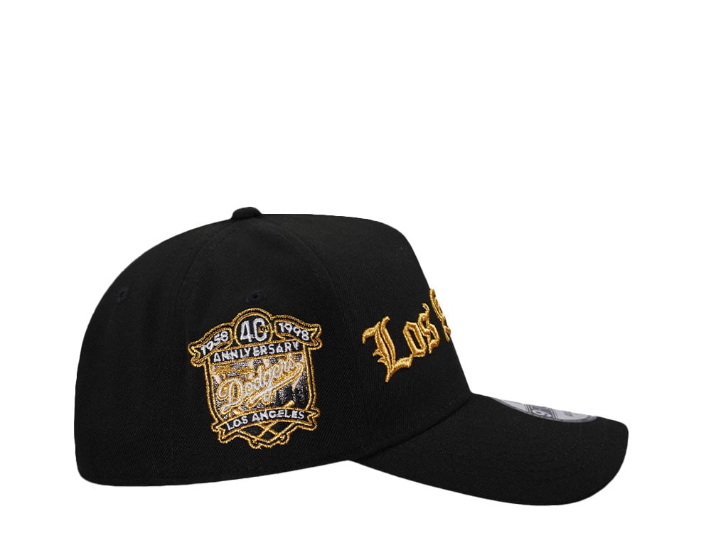 New Era Los Angeles Dodgers 40th Anniversary Metallic Two Tone Edition 9Forty A Frame Snapback Gorra