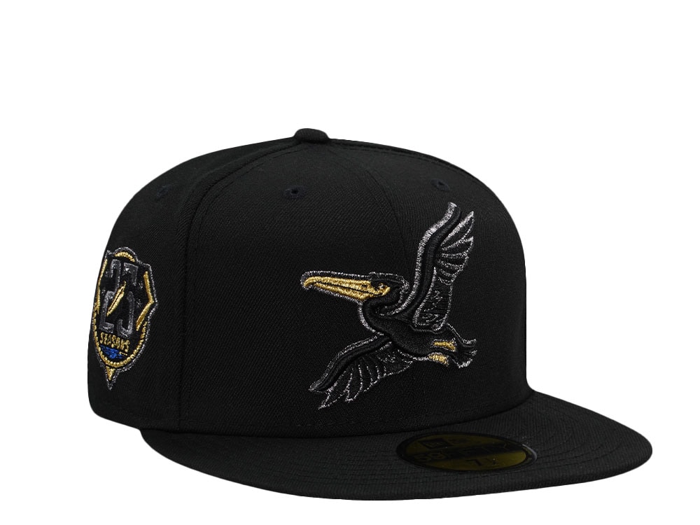 New Era Myrtle Beach Pelicans 25 Seasons Metallic Prime Edition 59Fifty Fitted Gorra