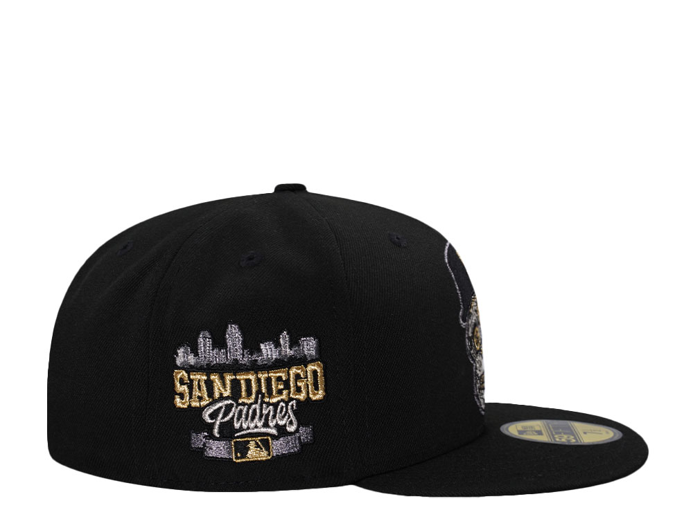 New Era San Diego Padres Black Skull Prime Edition 59Fifty Fitted Gorra