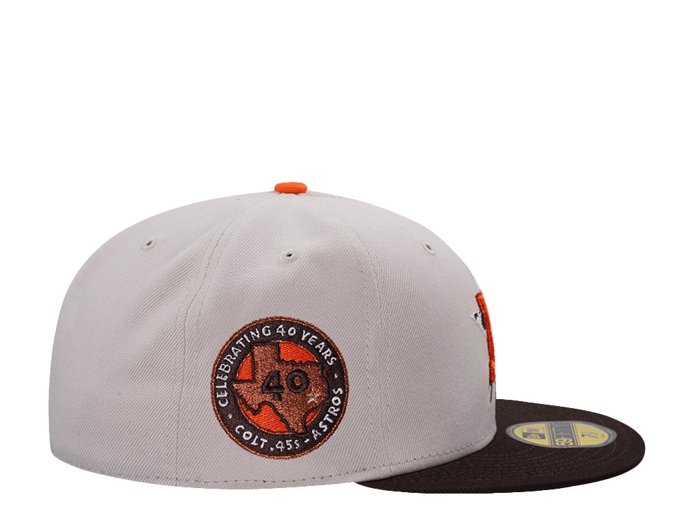 New Era Houston Astros 40th Anniversary Stone Two Tone Edition 59Fifty Fitted Gorra