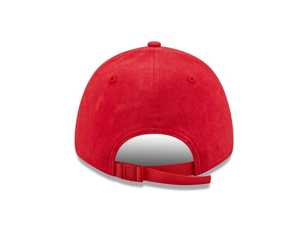 New Era Chicago Bulls Washed Pack Red Adjustable 9Forty Strapback Gorra