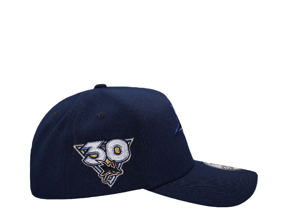 New Era San Jose Sharks 30th Anniversary Ocean Blue Prime Edition 9Forty A Frame Snapback Gorra