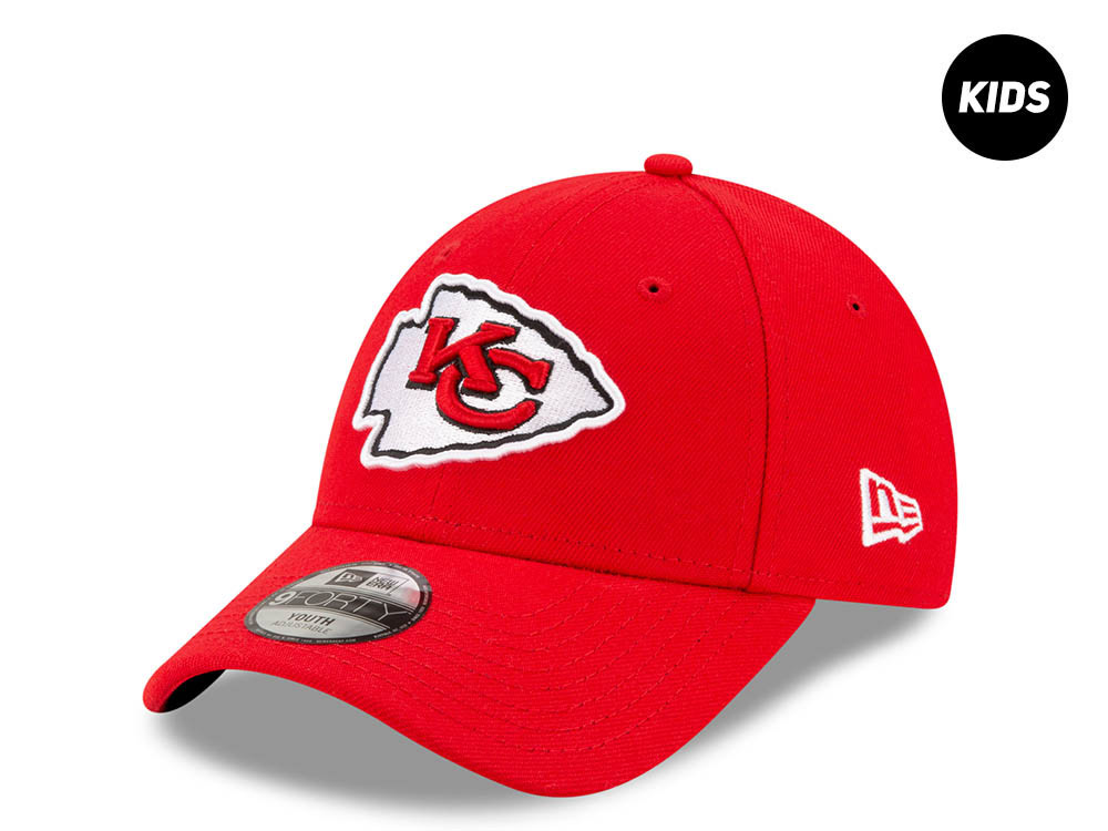 New Era Kansas City Chiefs Red Kids 9Forty Strapback Gorra