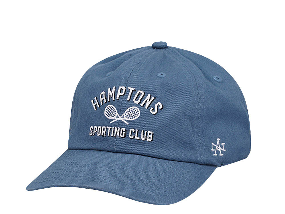 American Needle Hamptons Sporting Club Blue Casual Strapback Gorra