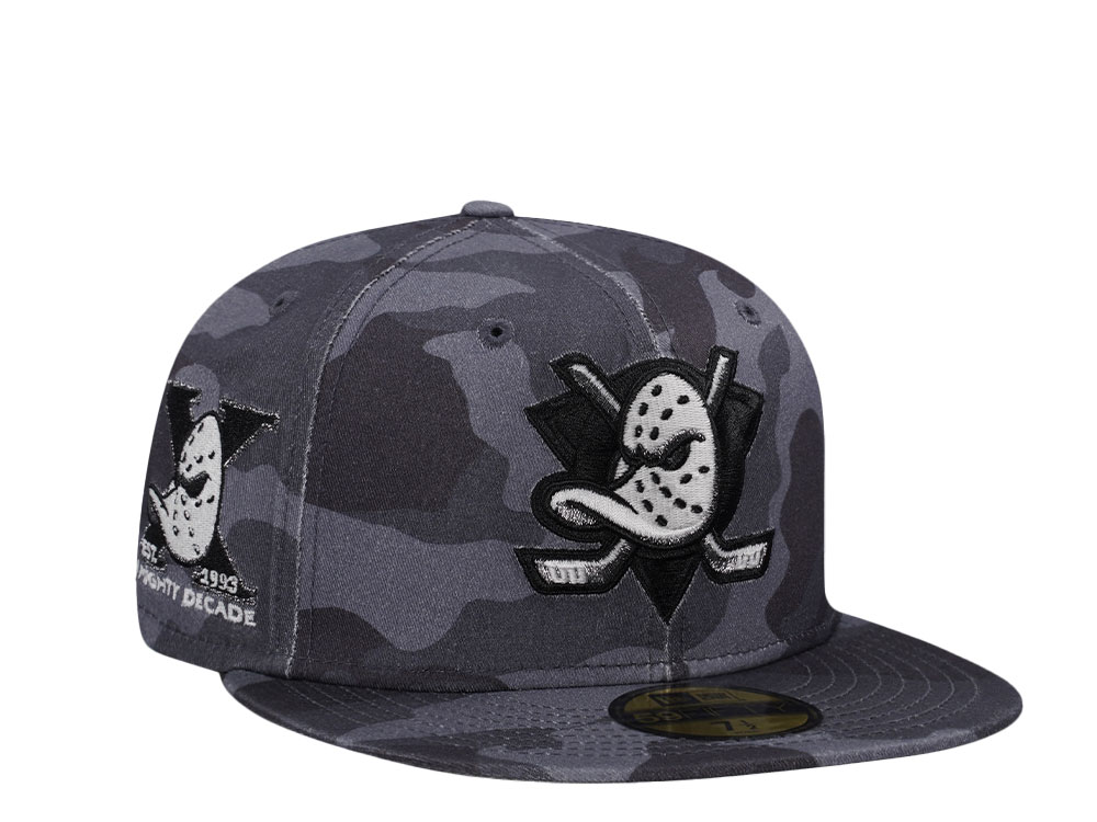 New Era Anaheim 10th Anniversary Vize Camo Glow Edition 59Fifty Fitted Gorra