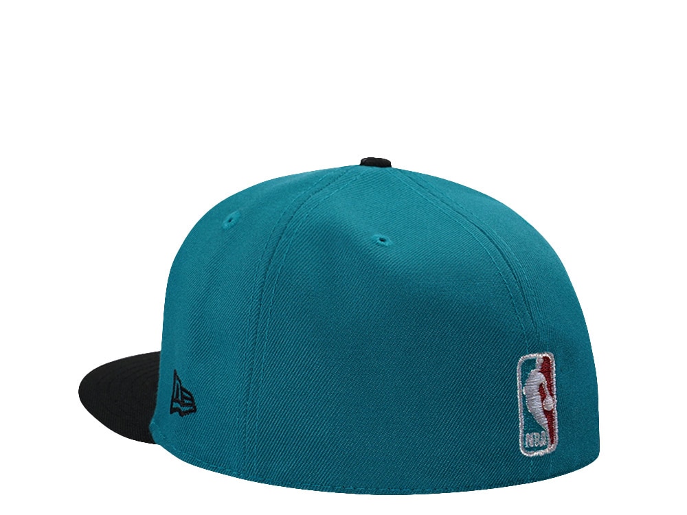 New Era Detroit Pistons 50th Anniversary Aqua Teal Two Tone Edition 59Fifty Fitted Gorra