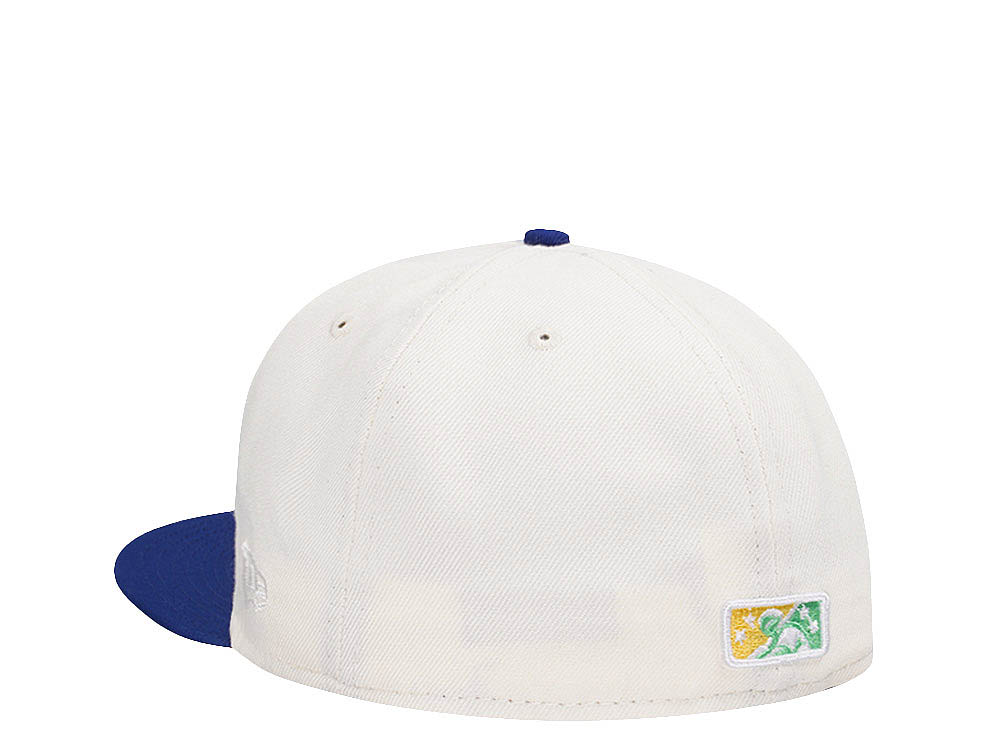 New Era Vero Beach Dodgers  Vintage Chrome Two Tone Edition 59Fifty Fitted Gorra